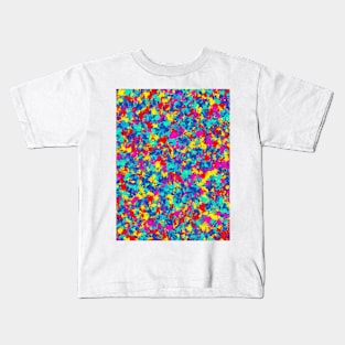 Pop Art Explosion: Dynamic Burst of Colors Kids T-Shirt